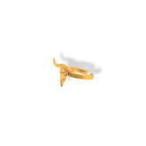 Anillo con cráneo bovino pequeño
vista lateral